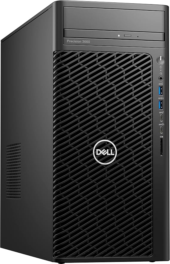 Dell Precision 3000 3660 Workstation - Intel Core i7 Dodeca-core (12 Core) i7-12700 12th Gen 2.10 GHz - 32 GB DDR5 SDRAM RAM - 512 GB SSD - Tower - Black