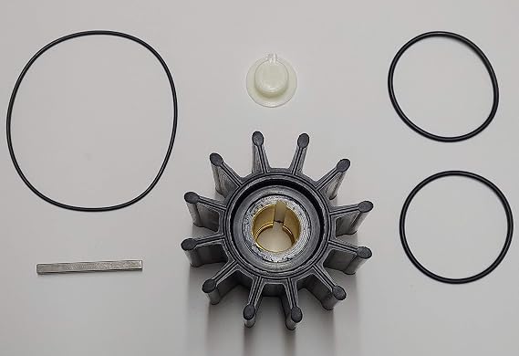 SCP-21592 Raw Sea Water Pump Impeller Repair Kit Fits Cummins 3897337, Sherwood 21592