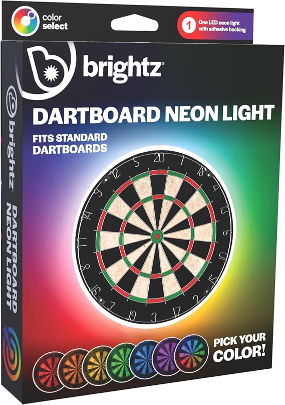 Brightz Dartboard Perimeter Light, 55 Inch LED Neon Ring