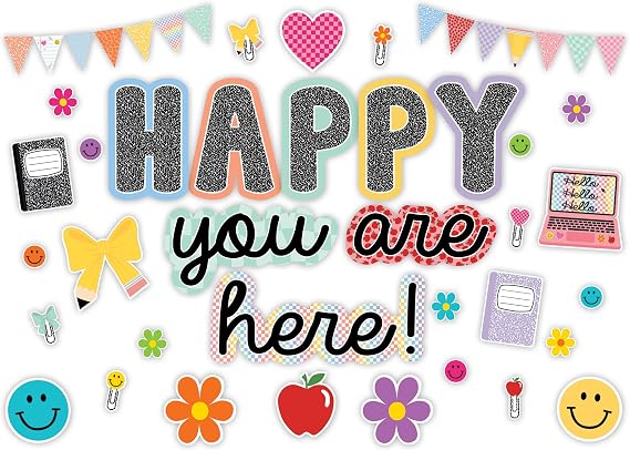 Teacher Created Resources Cool for School Happy Youre Here Bulletin Board (TCR9303)