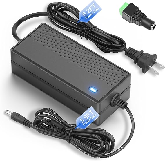 ALITOVE 12V 5A Power Supply Adapter 60W 12 Volt Transformer 5Amp 4A 3A