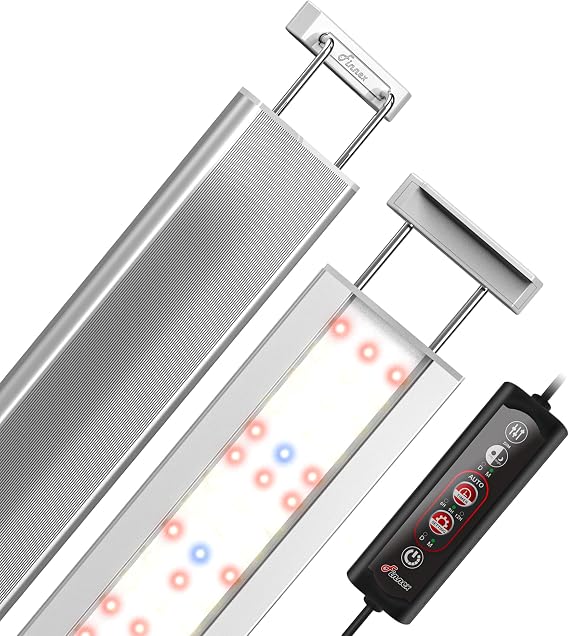 Finnex Planted+ 24/7 Aquarium LED Light, 660nm Plant Red, 3.0 Series, 24"
