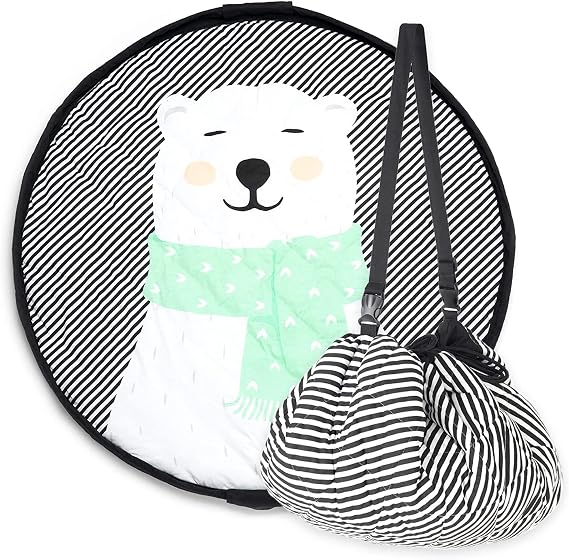 Baby Gym Toy Storage Baby Diaper Changing Sheet Thick Play & Go Play & Go Soft Polar Bear PG9994