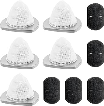 5 Pack 2033 Vacuum Replacement Filter Compatible with Bissell Featherweight Stick Lightweight Bagless Vacuum 20331 20333 20334 20336 20339 2033M, Replace No.1611508