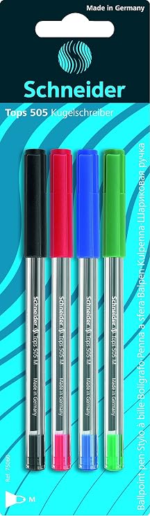 Schneider Writing Instruments Ballpoint Pen. Assorted Colours