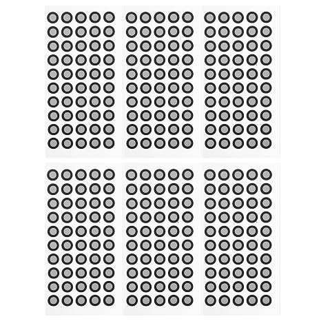 300Pcs 6.0 mm 3D Scanning Marker for 3D Scanner, 3D Tracking Dot Reference Point, Target 3D Scan Tracking Dots for Diffuse Reflection Markers Optical Tracking