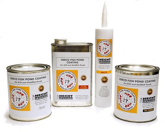 Herco Pond Coating Kit - Quart Size - Black