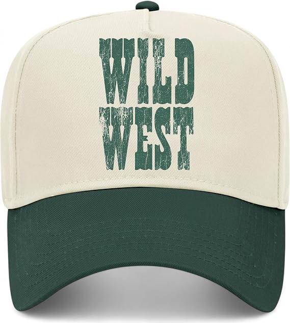Wild West Vintage Trucker Hat | Premium Snapback Baseball Hat for Men & Women