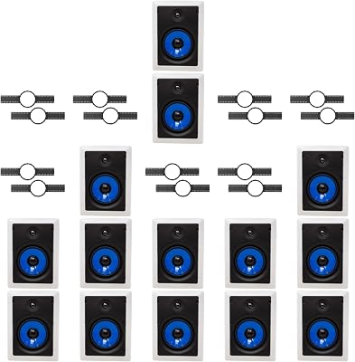 14-Legrand HT5651 5000 Series 6.5 in-Wall Speaker Sold Individually  Install KIT PRE Construction Bracket