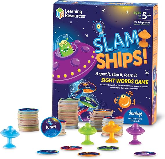 Learning Resources Slam Ships Sight Words Game