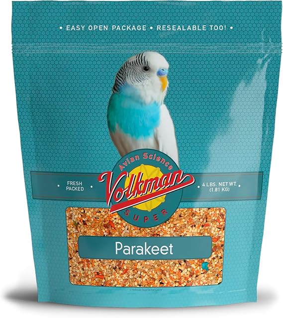 Volkman Avian Science Super Parakeet Bird Food 4lb