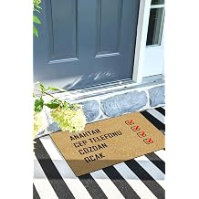 Monnhein Reminder Door Front Mat Decorative Door Mat Outdoor Mat Indoor Mat 45x70cm
