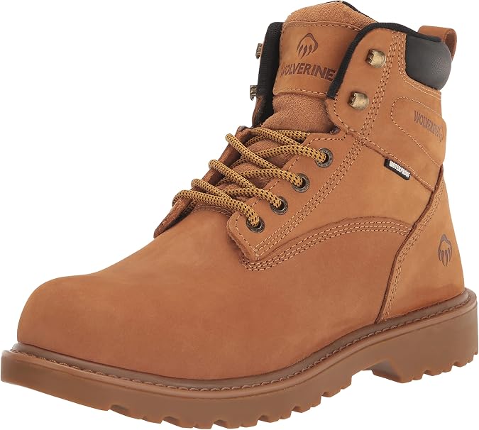 Wolverine Men's Floorhand Insulated Waterproof Boot Construction, Wheat, 10