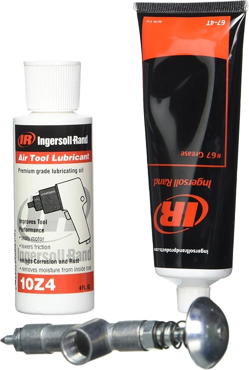 Ingersoll Rand 67-LBK1 Air Care Kit, 67 Grease, 10 Oil, Grease Gun