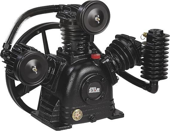 NorthStar Air Compressor Pump, 2-Stage, 3-Cylinder, 14.9 CFM at 90 PSI
