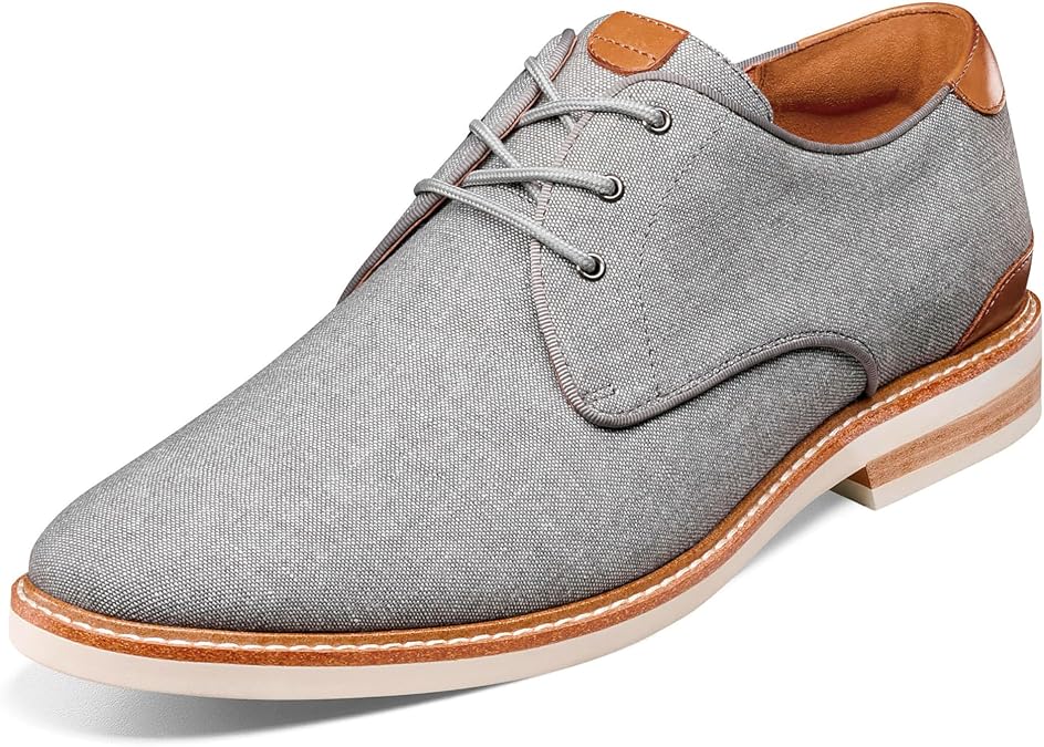 Florsheim Men's Capitol Canvas Plain Toe Oxford