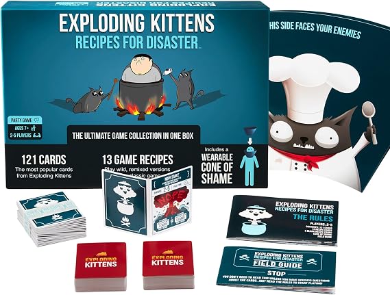 Exploding Kittens Recipes for Disaster, 2-5 Players, Ages 7+
