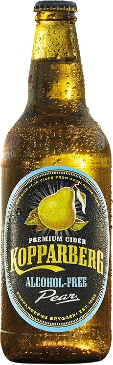 Kopparberg Alcohol Free Pear Cider 8x500ml Bottles