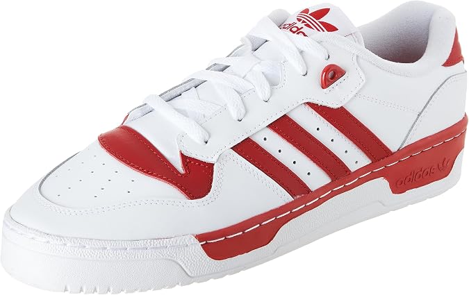 adidas Mens Rivalry Low Lace Up Sneakers Shoes Casual - White
