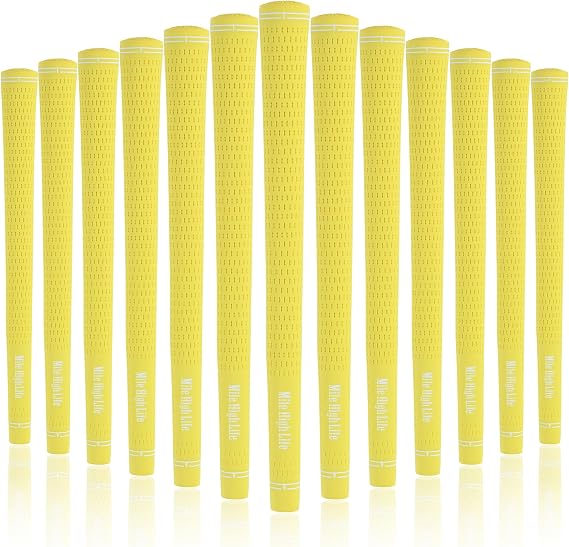 Mile High Life Golf Grips | Standard Golf Club Grips | 3 Pack or 13 Pack Golf Grips Bundle | Anti-slip Rubber Golf Grip for Men, Women, Juniors