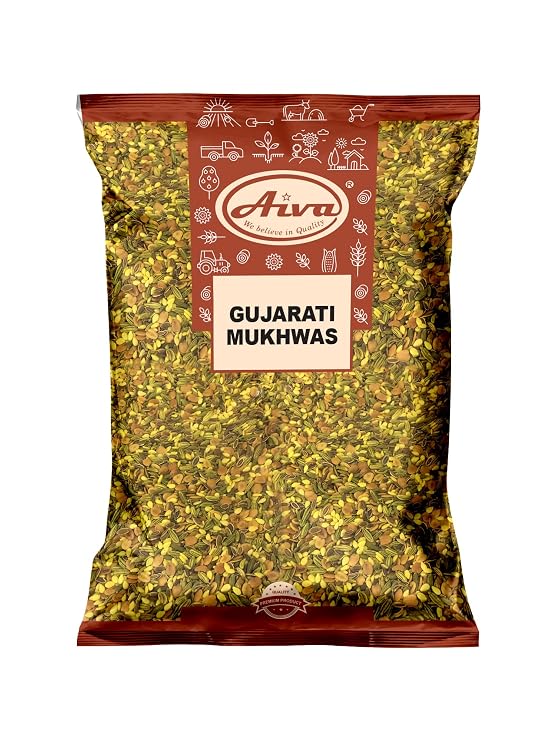 AIVA Gujarati Mukhwas | Traditional Indian Mouth Freshener Blend | Digestive Mouth Freshener | After-Meal Snack-14oz (400gm)