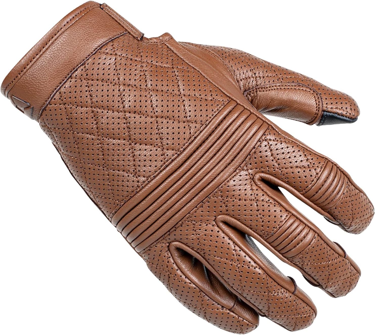 cortech Scrapper Short Cuff Mens Leather Motorcycle Gloves