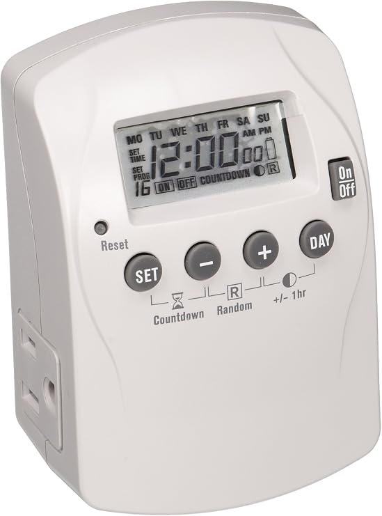 Powerzone TNDHD002 Heavy Duty Indoor Timer, 7 Day