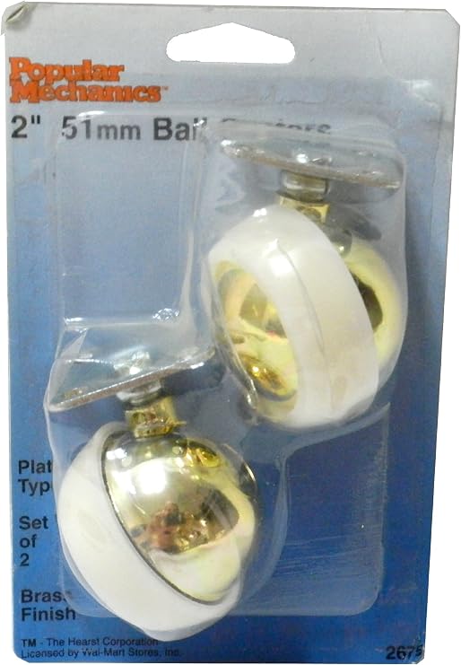 Caster-plt 2 Ball B/br 2cd