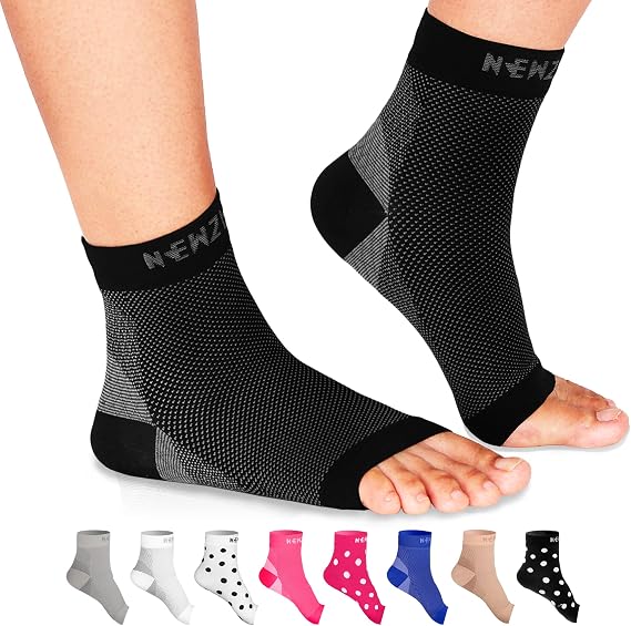 NEWZILL Plantar Fasciitis Socks Arch Support Foot Care Compression Sleeve