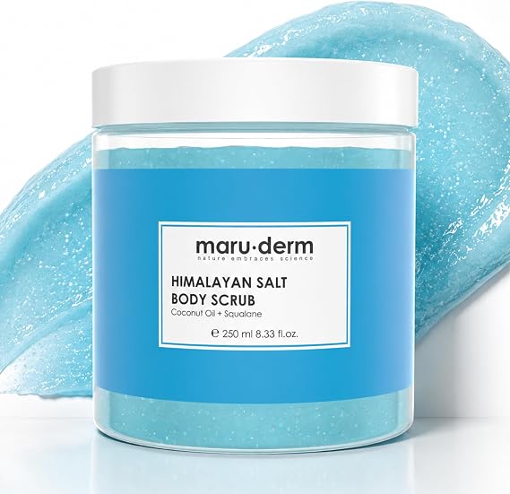 Maruderm Himalaya Tuzu Vücut Peelingi – Skualan & Hindistan Cevizi Yağı ile Arındırıcı ve Yumuşatıcı Vücut Peelingi, 250 ML