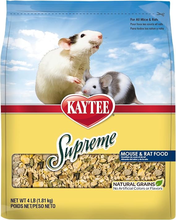 Kaytee Supreme Pet Mouse and Rat Food, 4 lb
