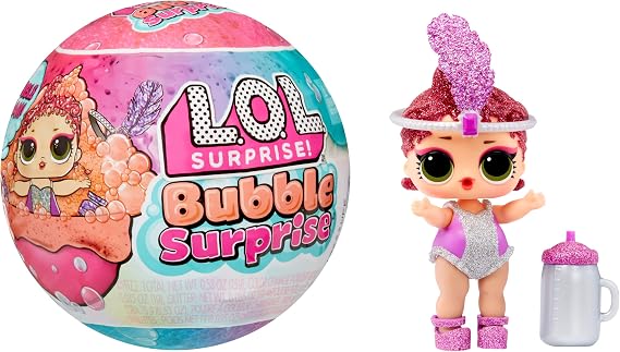 LOL Surprise Bubble Surprise Dolls - Collectible Doll, Surprises, Accessories, Bubble Surprise Unboxing, Glitter Foam Reaction - Great Gift for Girls Age 4+