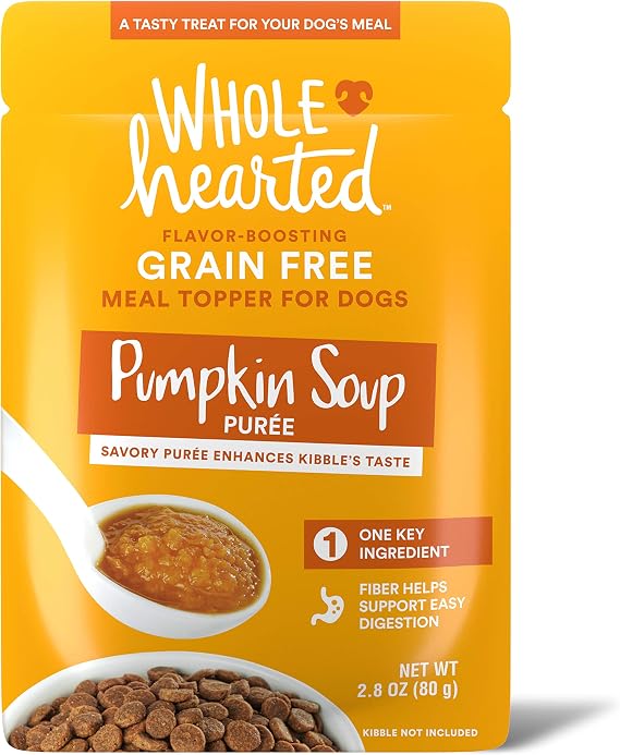 WholeHearted by Petco Pumpkin Soup Puree Dog Meal Topper
