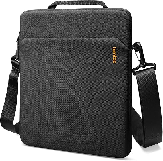 tomtoc Light-B19 Slim 13 Inch iPad Sleeve Shoulder Bag for 2025 iPad Pro M5/M4 with Acessories Storage, Eco-Friendly Fabric, Tailored for iPad Pro with Magic Keyboard and Smart Keyboard Folio