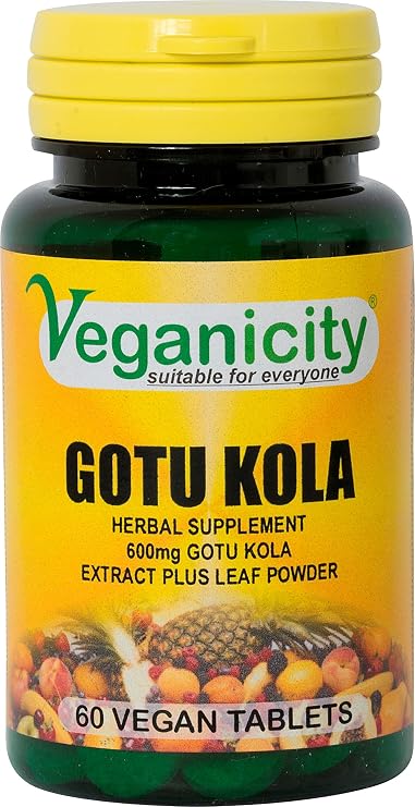 Gotu Kola 600mg : Women's Health Herbal Supplement - 60 Tablets, in a Planet-Friendly 99% Recycled Pot