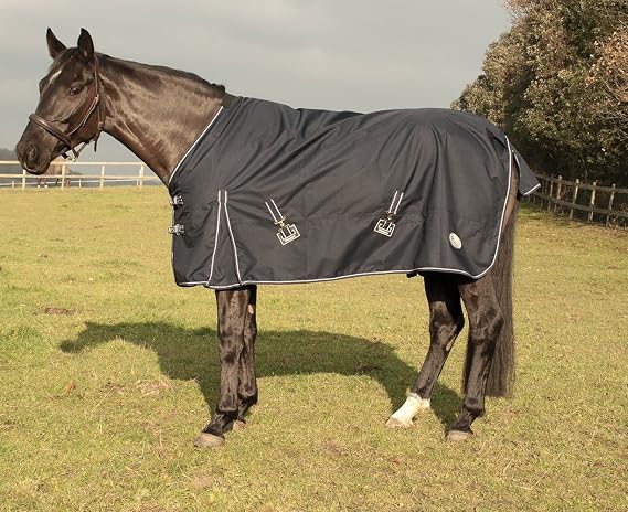 Rhinegold Torrent Outdoor Dog Rug, Black, Large, Waterproof, Nylon Ripstop