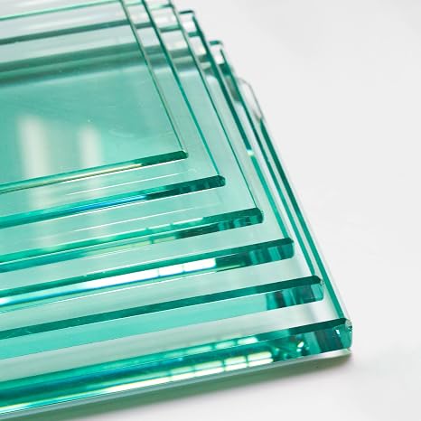 Custom Cut to Size Glass - 1/8", 3/16", 1/4", 3/8", 1/2" - Thick |Tempered or Annealed| Glass Replacement Perfect for Shelves, Tabletops, Doors, Windows | Polished/Seamed Edgework | 2-Day Lead Time