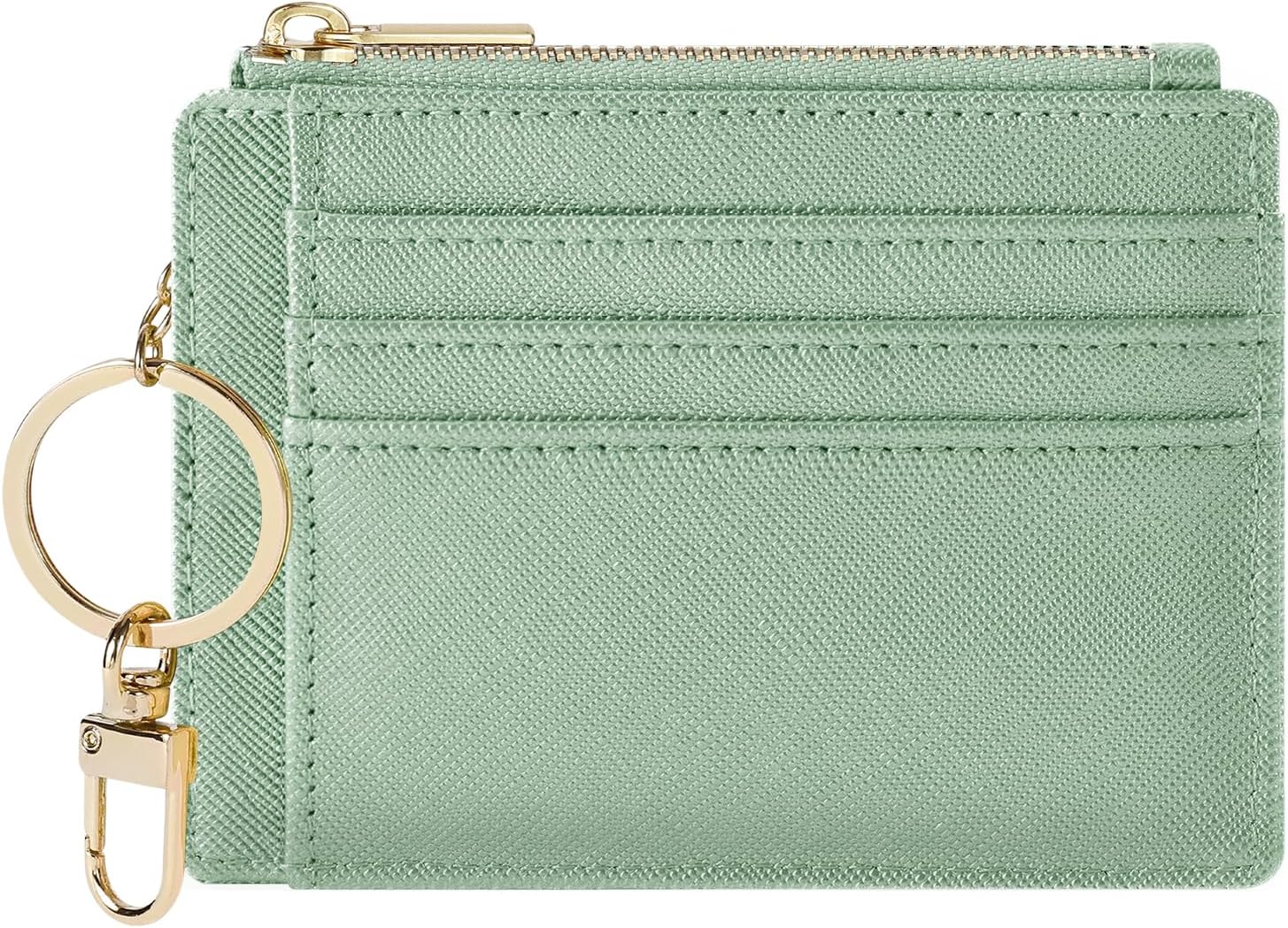 Sodsay Card Case Slim Front Pocket Wallet for Women Credit Card Holder with Keychain