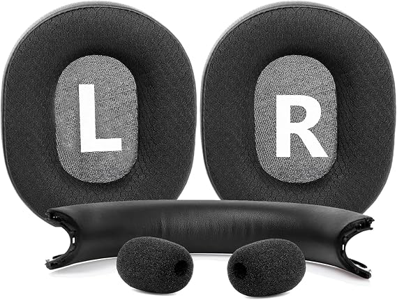 Earpads and Headband Replacement Compatible with Microsoft Xbox Wireless Xbox Stereo Headset 20th Anniversary Special Edition Ear Pads with Breathable Fabric/High Density Foam