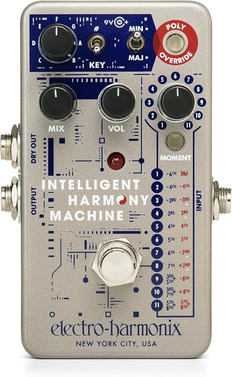 Electro-Harmonix Intelligent Harmony Machine Harmonizer & Pitch Shift Pedal