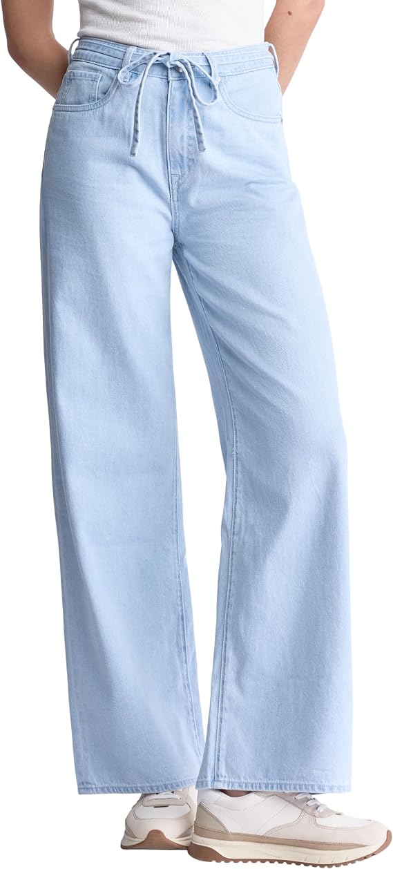 Buffalo David Bitton Women's Alecia High Rise Wide Leg Jeans