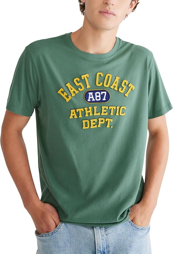 AEROPOSTALE Men's East Coast Athletic Department Graphic Tee