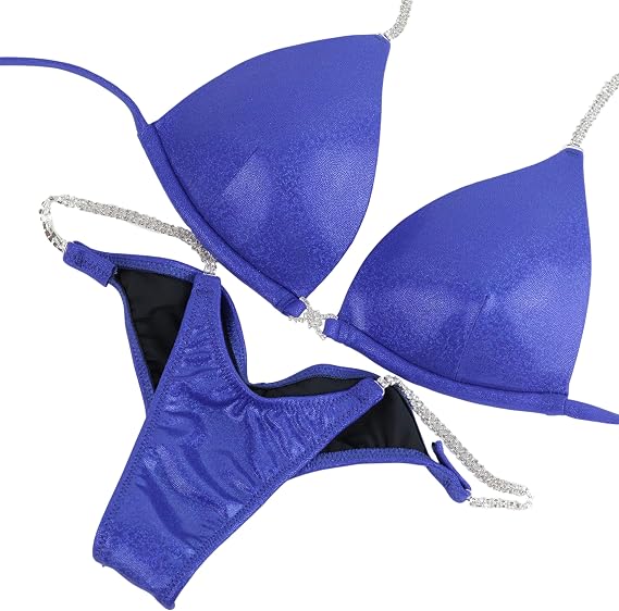Plain NPC IFBB Competition Bikini (Blue)
