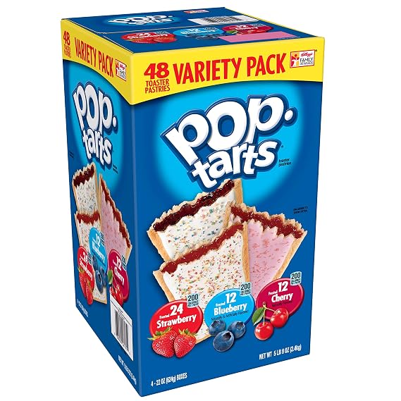 Kelloggs Rice Krispies Treats, Crispy Marshmallow Squares, Original, 2.2 oz Bar, 48 Count