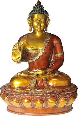 Lord Buddha in Vitarka Mudra - Brass Statue