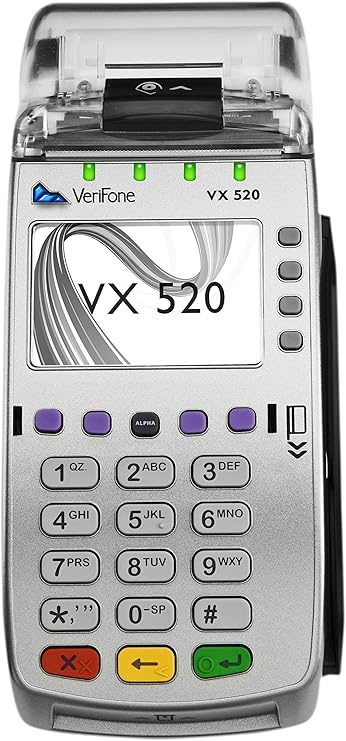 Verifone Vx520 EMV CLTS 32MB Credit Card Terminal