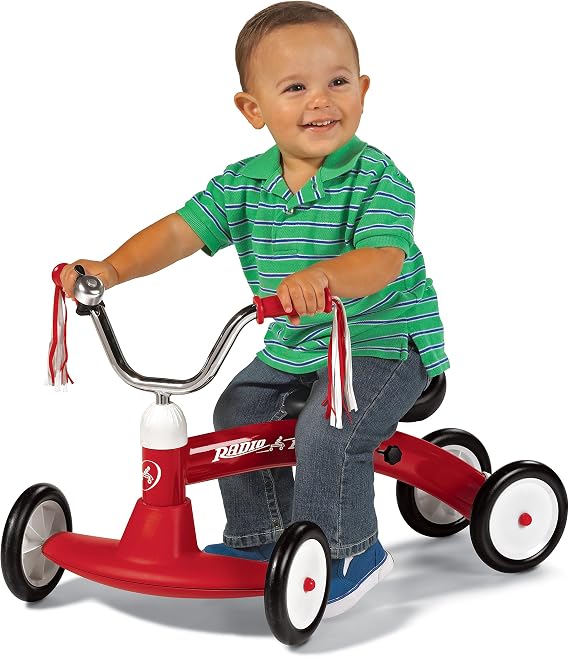 Radio Flyer Scoot About Ride On, Toddler Ride On Toys, for Toddlers 1-3