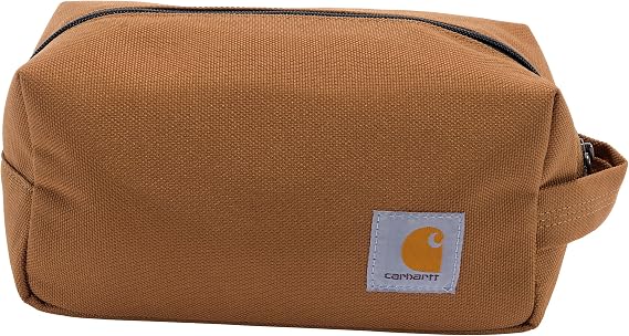 Carhartt Travel Kit, Durable Toiletry Organizer Bag, Carhartt Brown