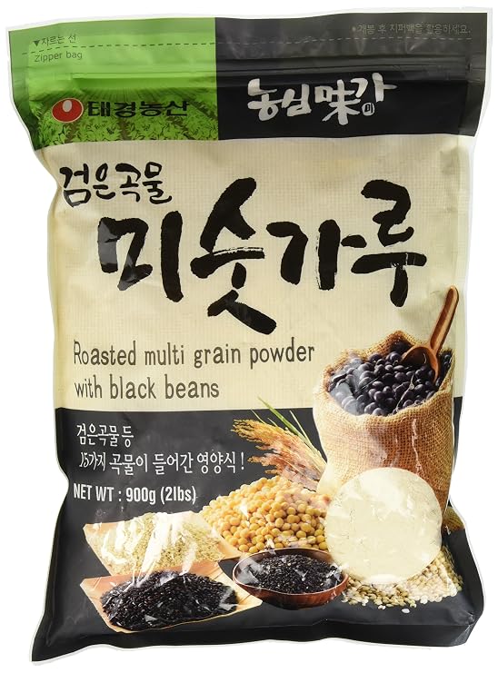 Otaste Korean Traditional Misugaru Roasted Grain Powder with Blackbean, 1.98 Pound