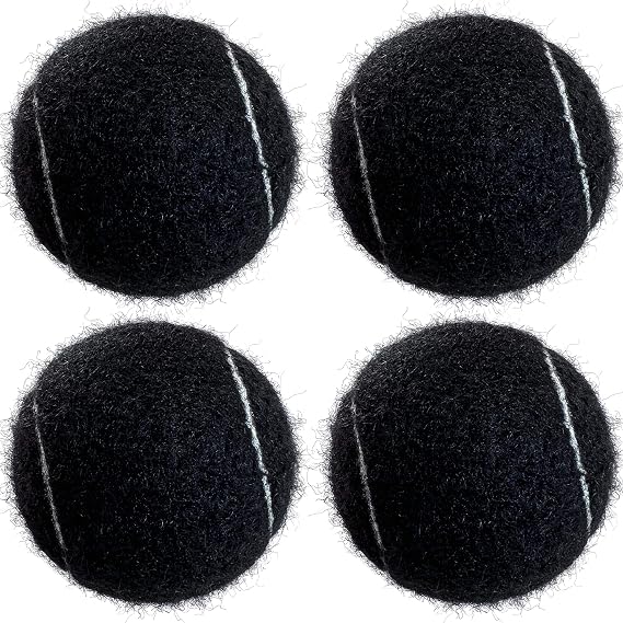 Tennis Balls, 4 Pack Advanced Training & Practice Tennis Balls for Beginners, High Visibility Pet Dog Playing Balls